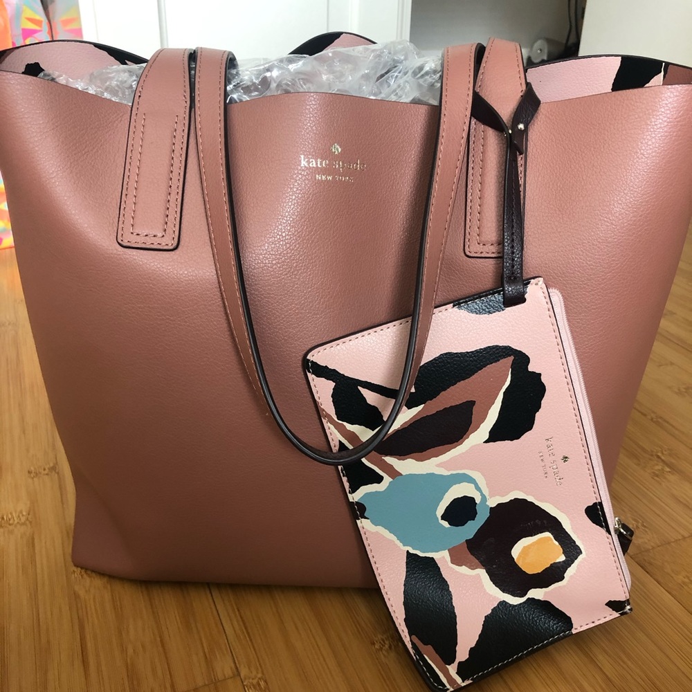 Kate Spade reversible leather tote